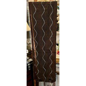 Curtains # 100, Pair Of Grommet Top,  108 wide 95 tall, Brown Lined Curtains